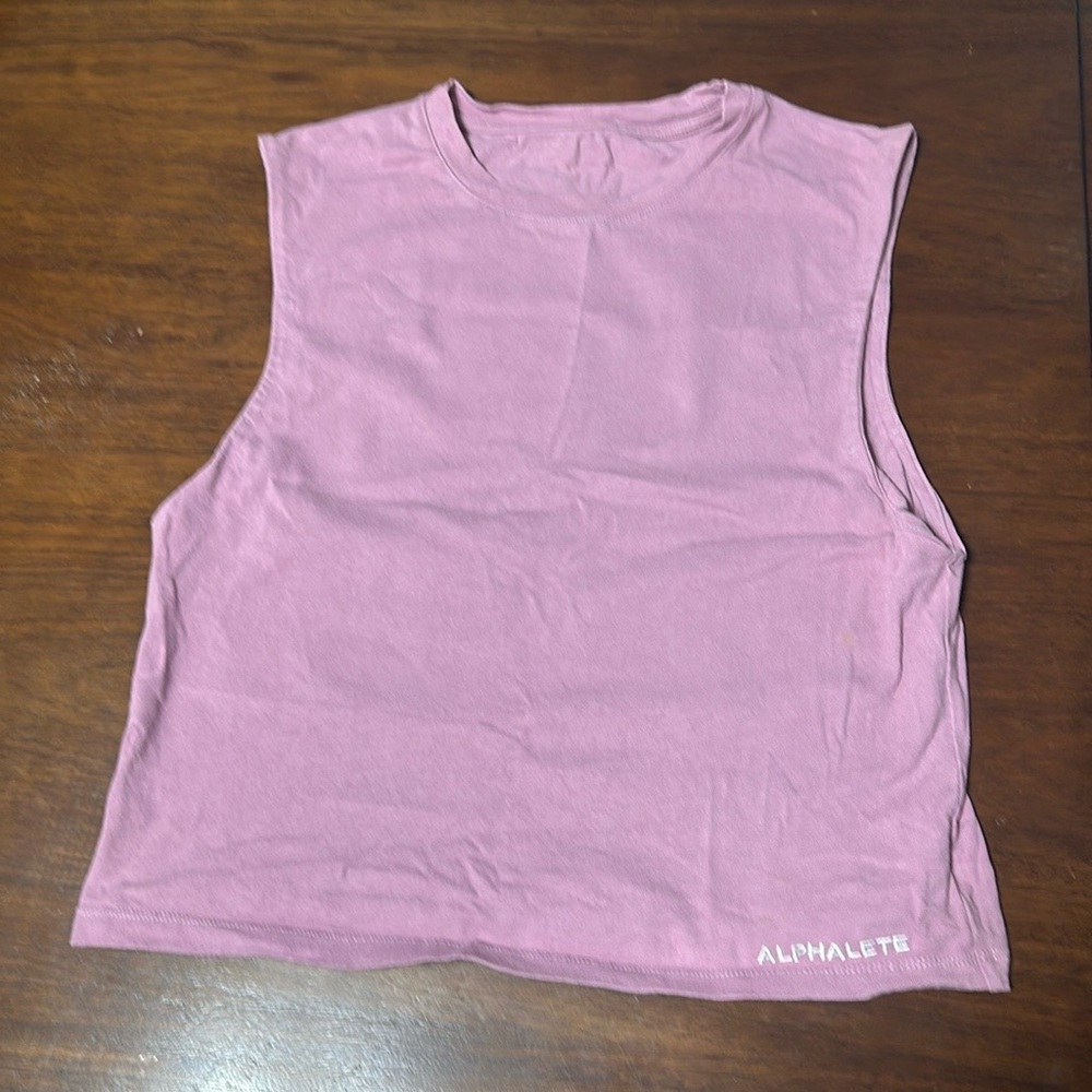 Alphlete Active wear Pink Tank, sleeveless Top
